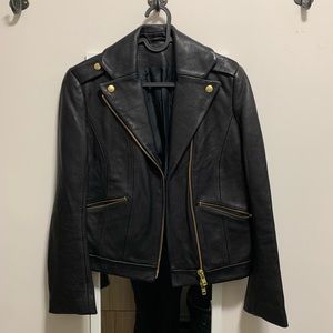& Other Stories leather jacket